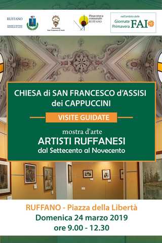 Visite guidate mostra d'arte artisti Ruffanesi